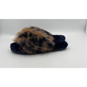 EMU Australia Mayberry Lava Slippers Womens 7 Midnight Blue Sheepskin Slides EX